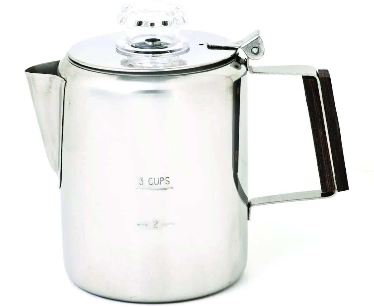 Timberline 3 Cup Stainless Steel Percolator