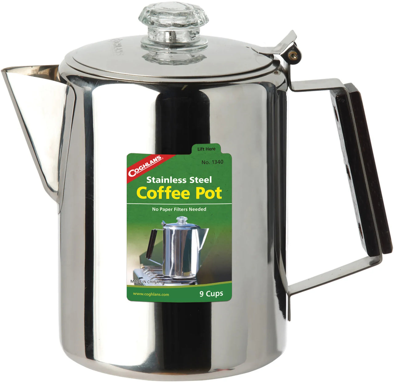 Stainless Steel Percolator - 9 Cups