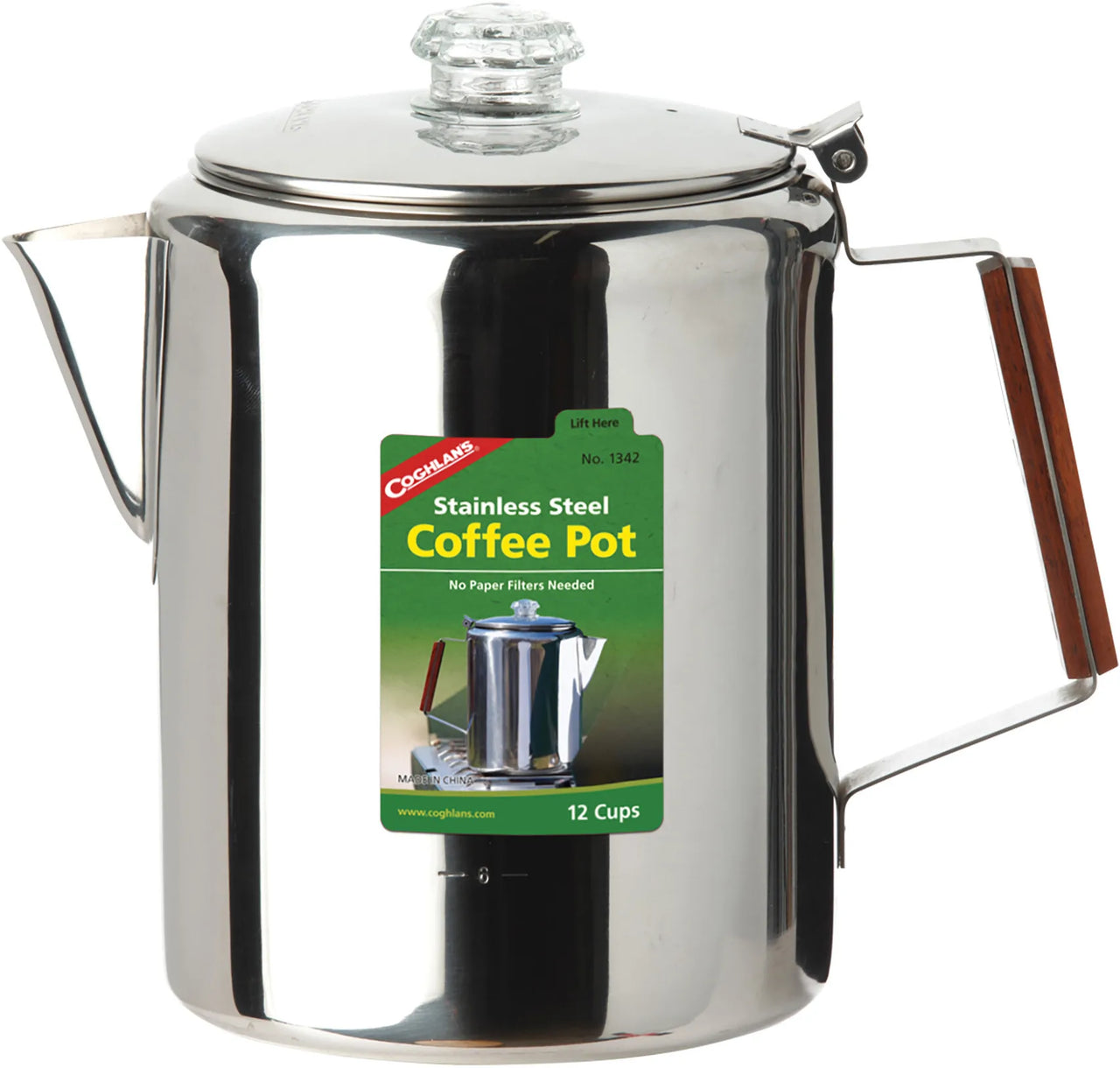 Stainless Steel Percolator - 12 Cups