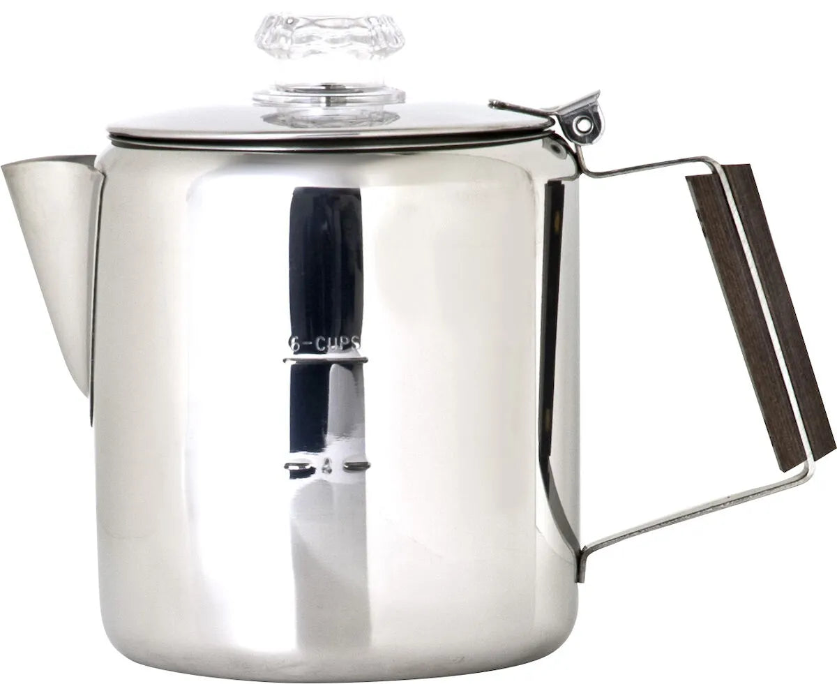 Timberline Stainless Steel Percolator - 6 Cups