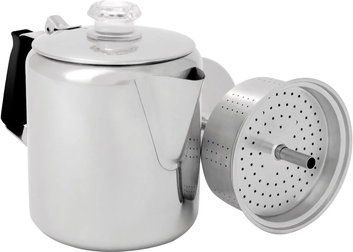 Glacier Stainless Steel Percolator - 6 Cups
